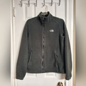 The North Face Faded Black Fleece Jacket - Size L